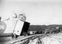 Offloading military supplies etc